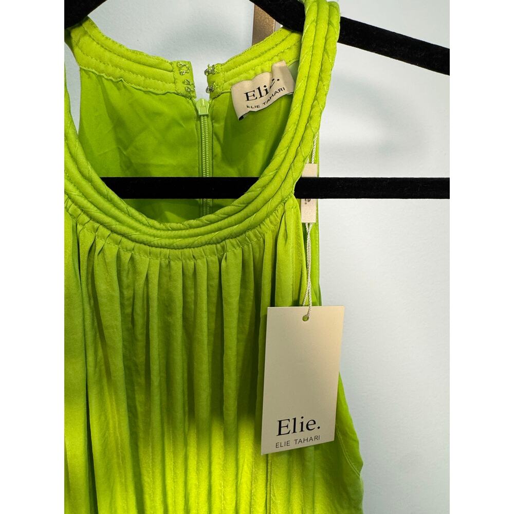 Elie Tahari | Sleeveless Halter-Neck Dress - Picture 9 of 9